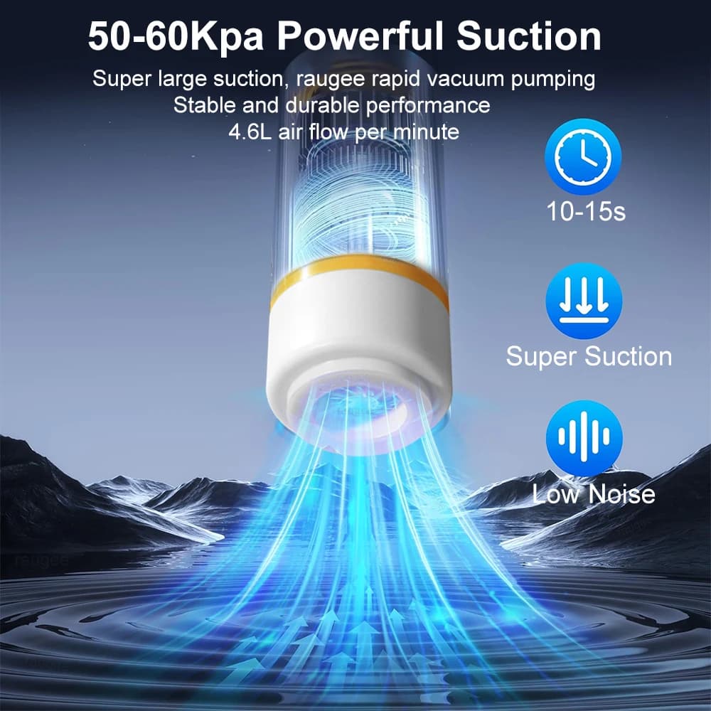 Ładowalna pompa próżniowa do żywności bez BPA 🥗