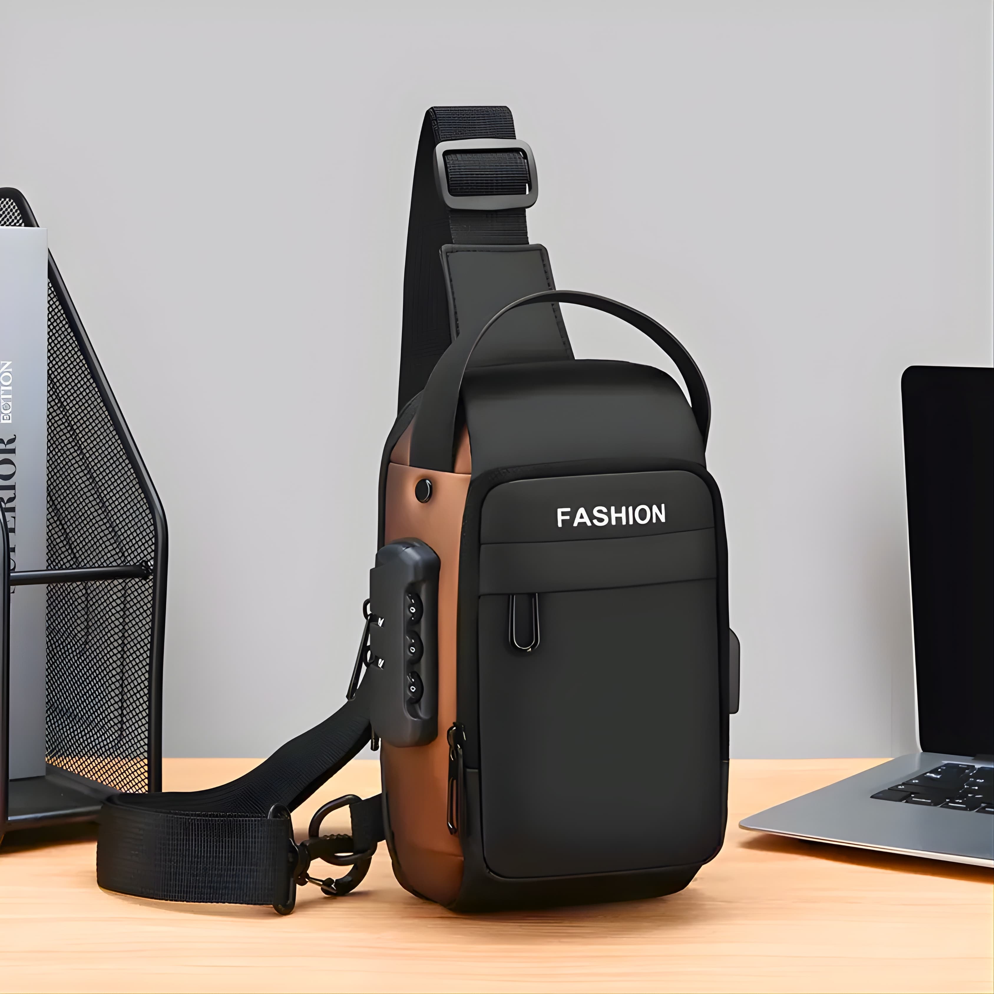 Funkcjonalna torba męska na pierś ⚡🧳