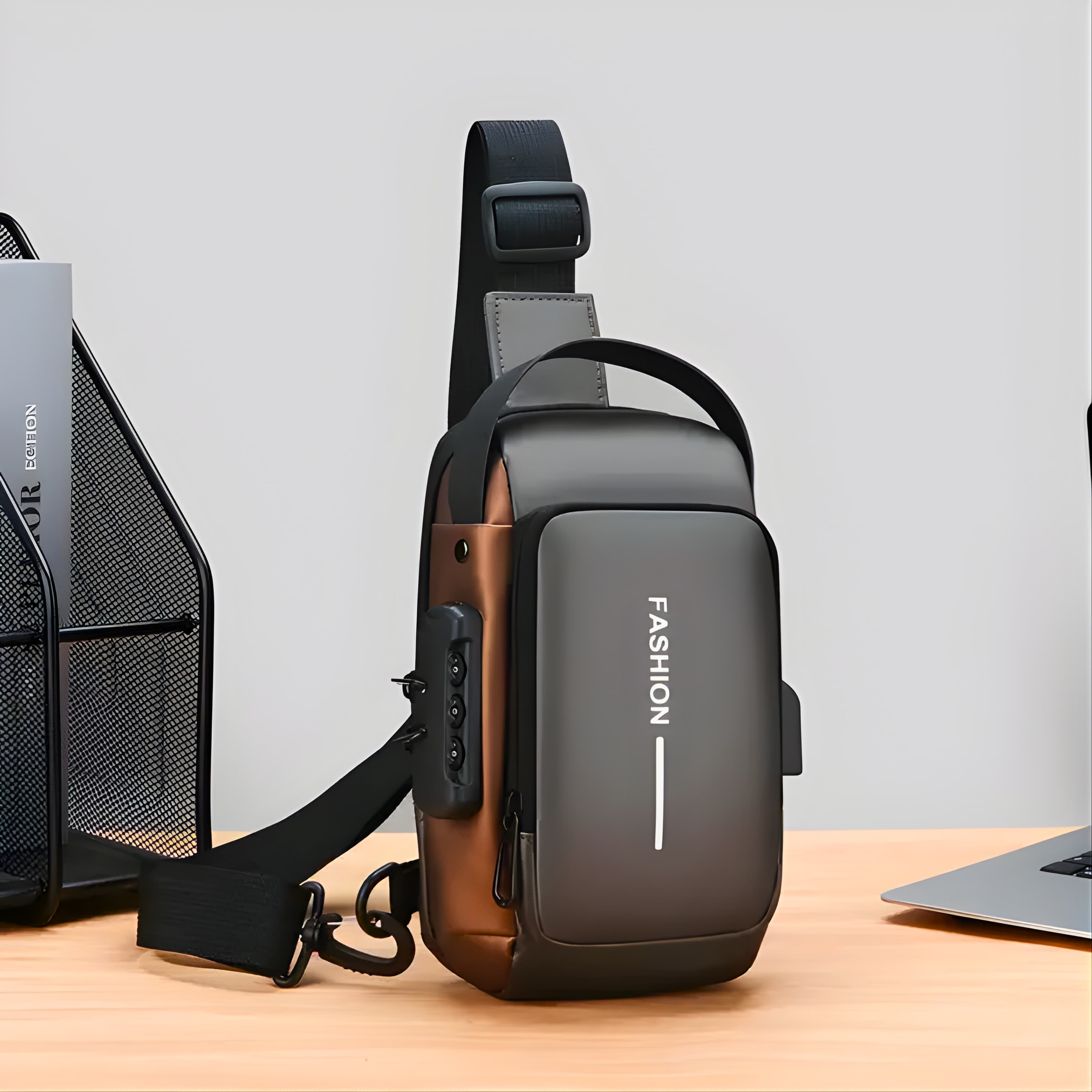 Funkcjonalna torba męska na pierś ⚡🧳