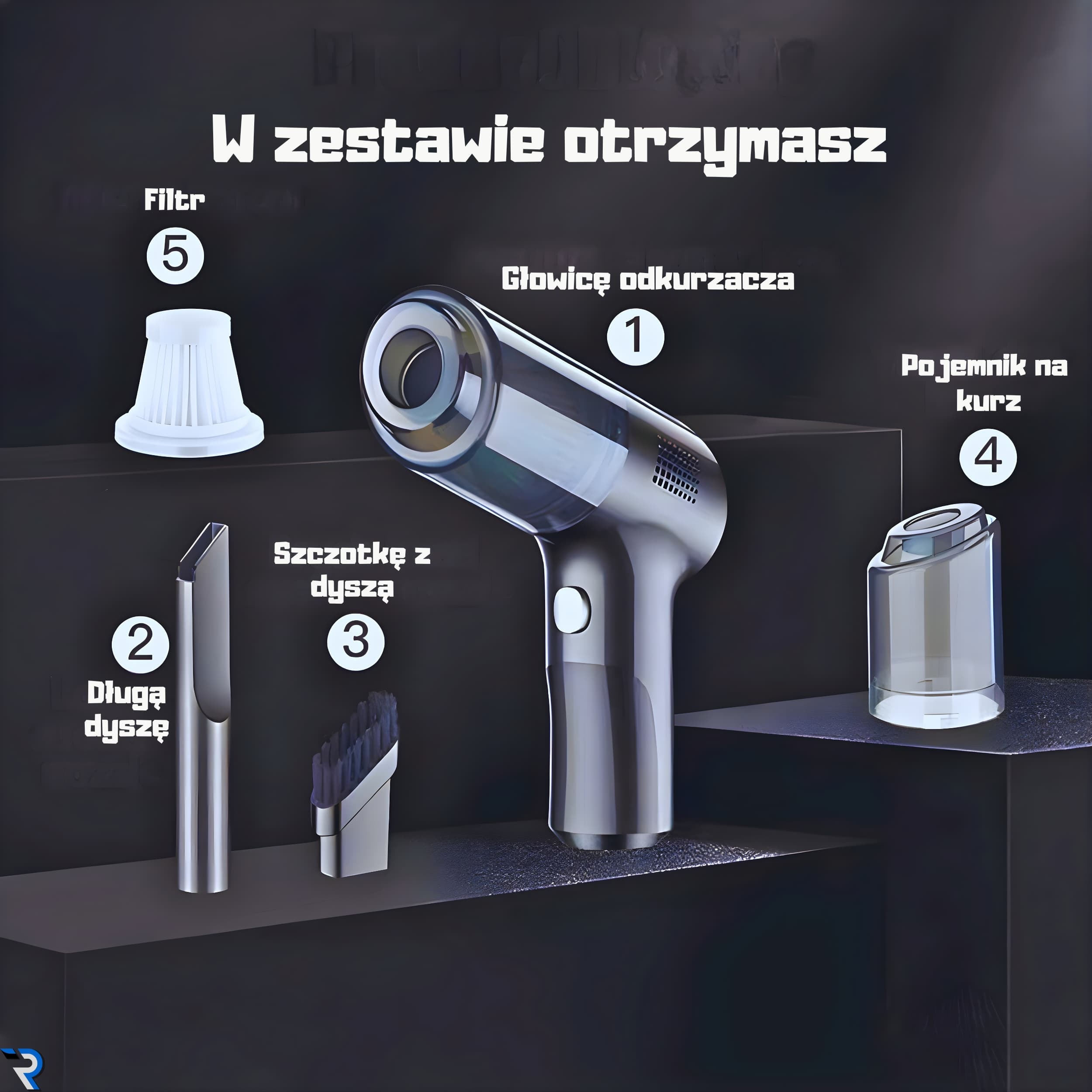 Bezprzewodowy odkurzacz wielofunkcyjny 2w1🧹