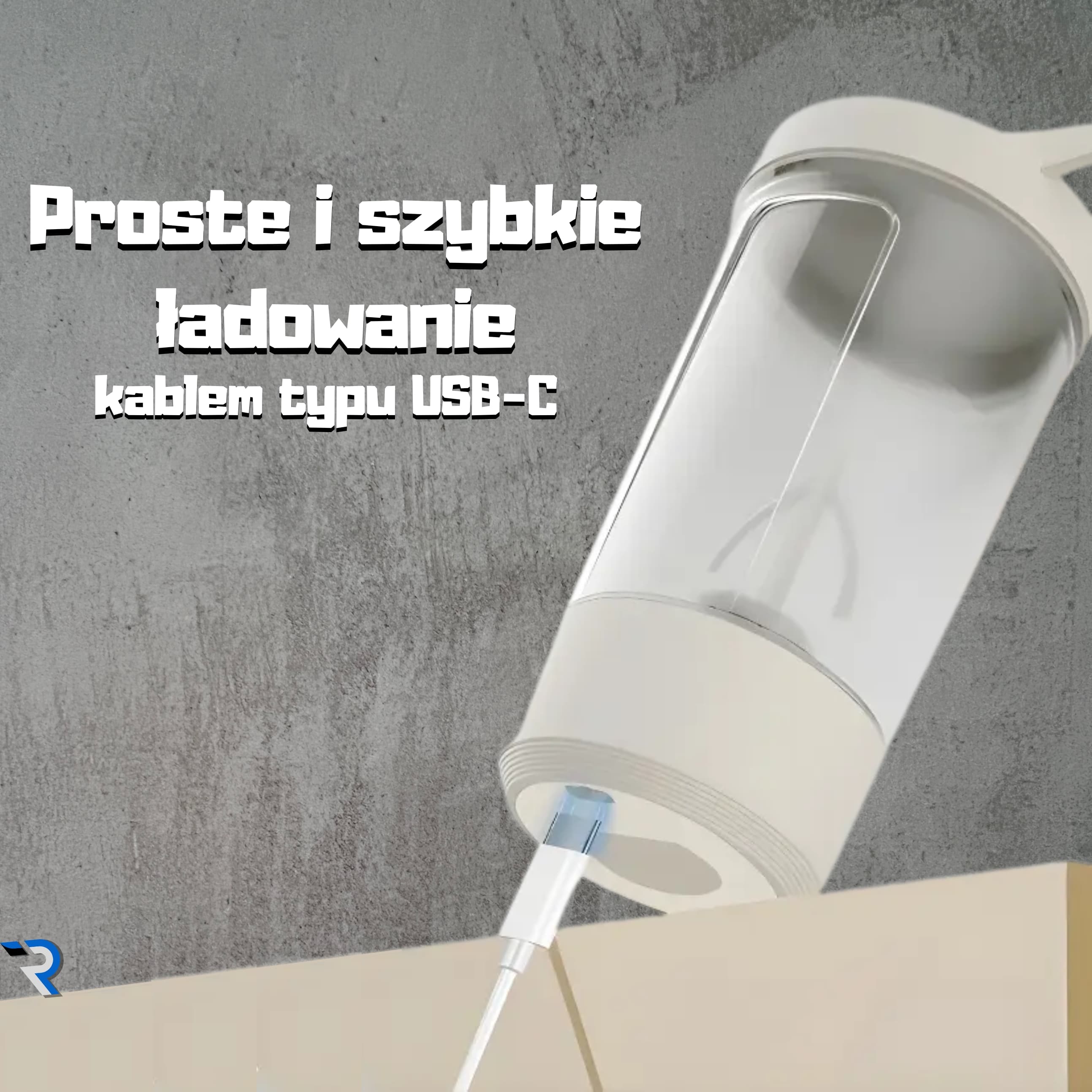 Bezprzewodowy shaker do białka💪