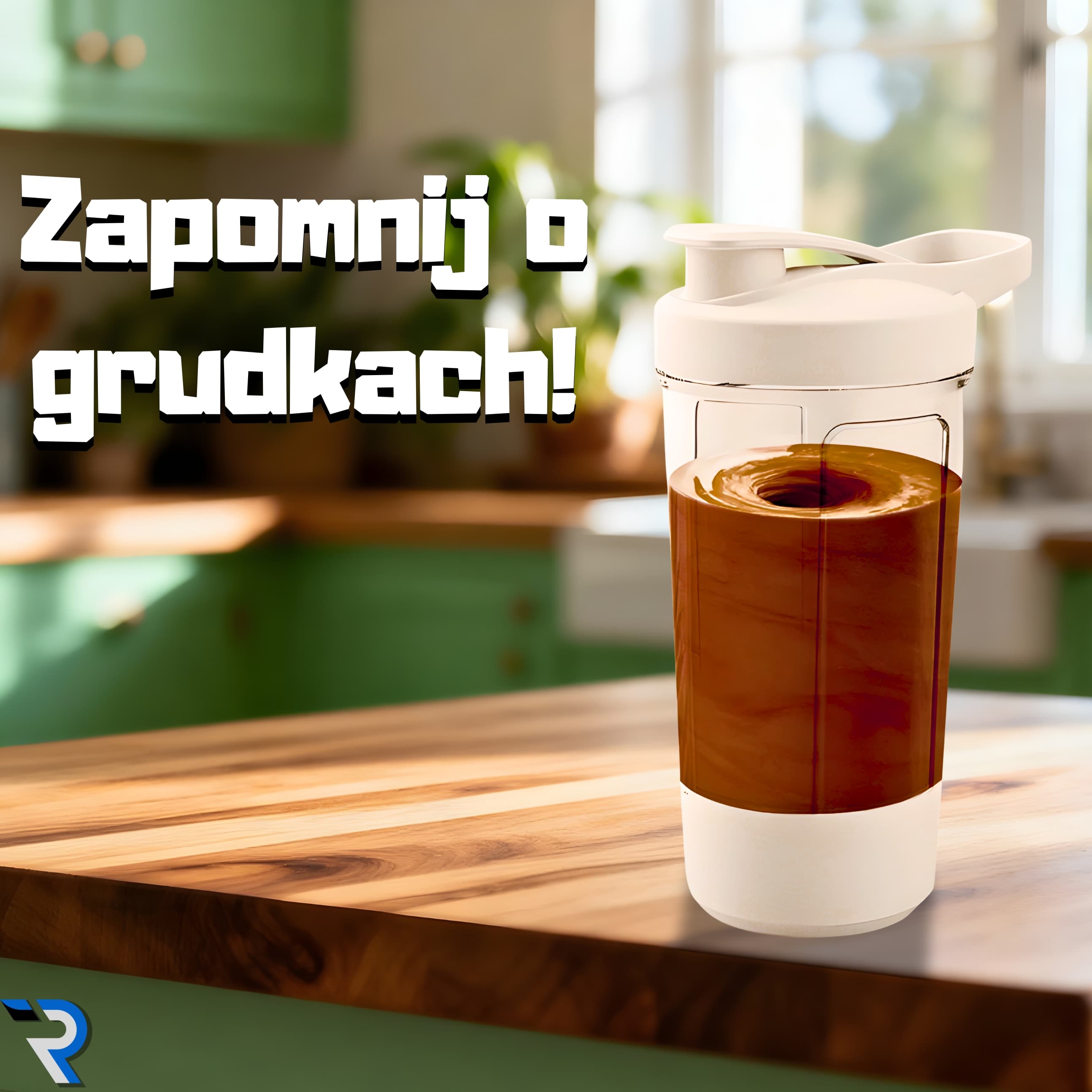 Bezprzewodowy shaker do białka💪