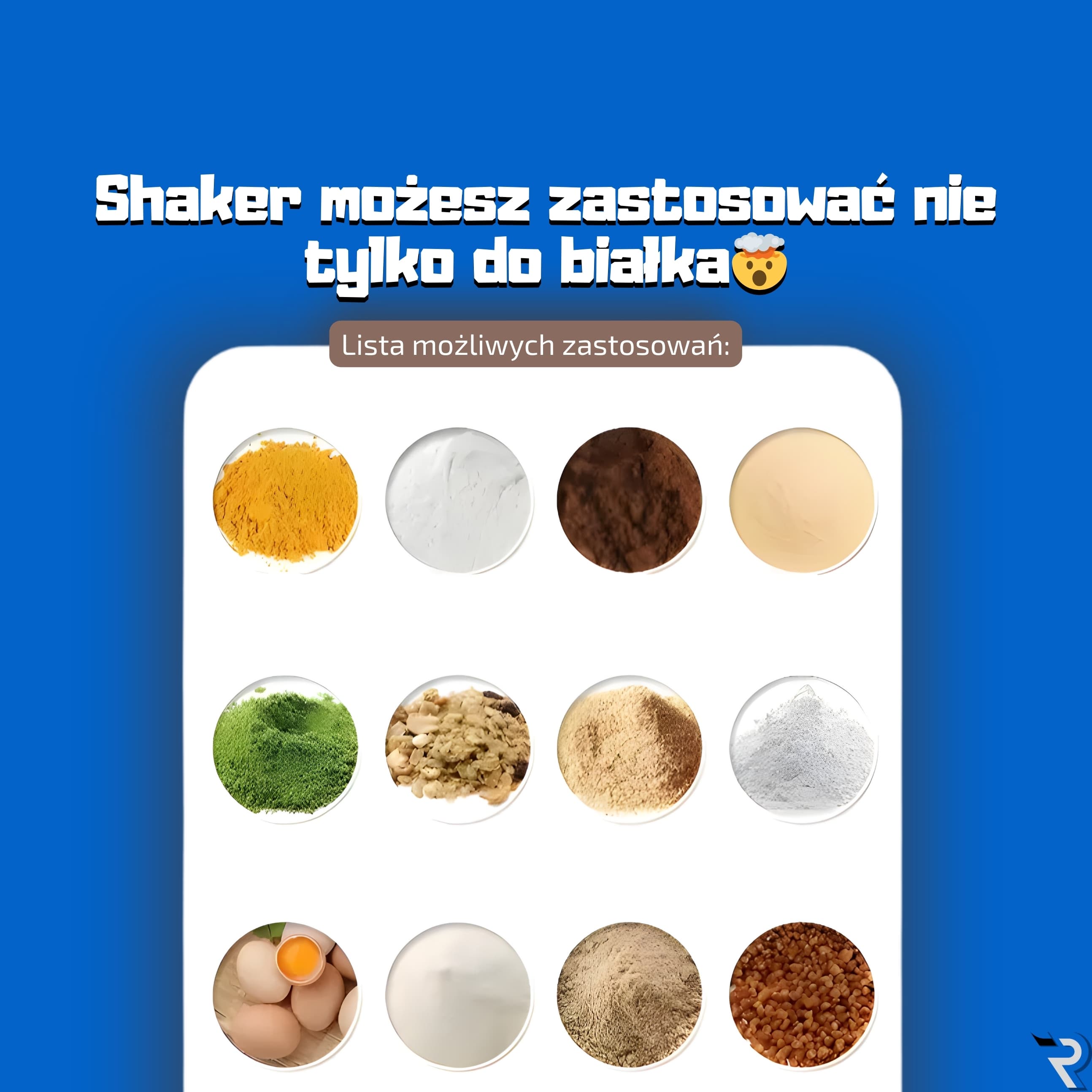 Bezprzewodowy shaker do białka💪